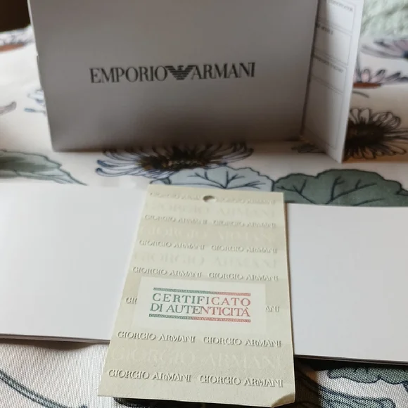 NWT Emporio Armani Men's EA4115 411 Black/maroon Frames/sunglasses - Picture 16 of 16